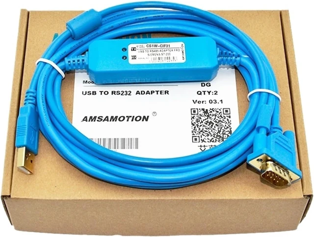 Alt view image 2 of 6 - USB to RS232 Serial Port Cable DB9 Conversion Cable USB to rs232 Converter Male Port Female Port com Port (Size : Black)