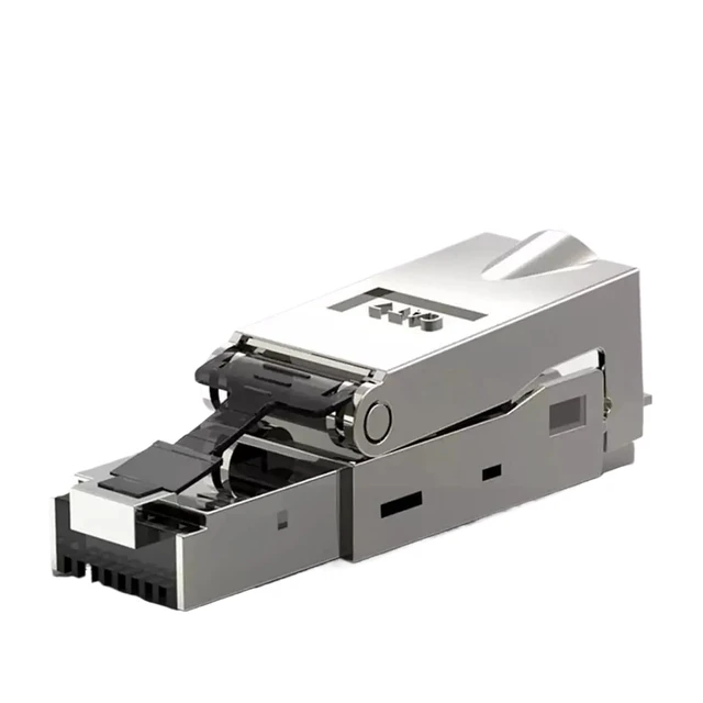Alt view image 3 of 3 - 1 PCS RJ45 Cat8 Cat7 Cat6a connector for 23AWG SFTP cable(CAT8 10Pcs,Blue)