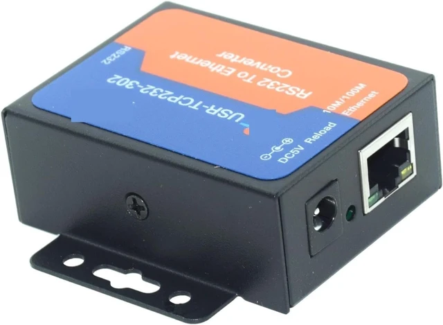 Alt view image 3 of 7 - Serial Port RS232 to Ethernet Converter USR-TCP232-302