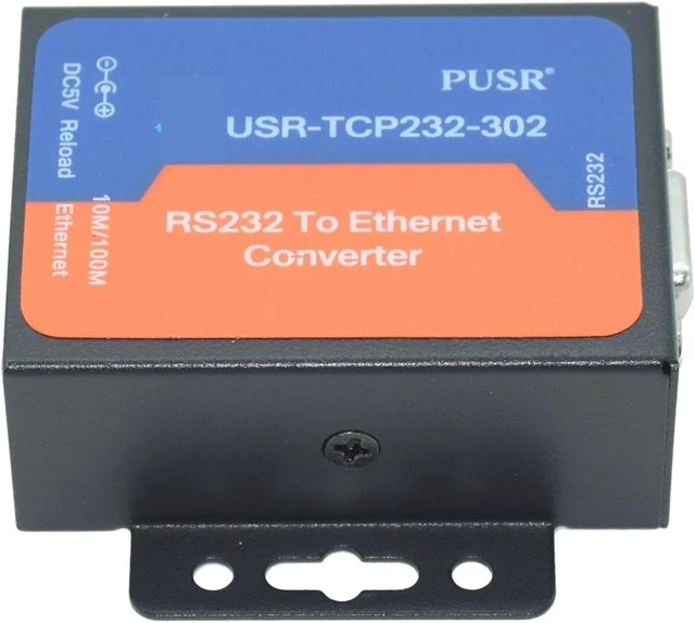 Alt view image 2 of 7 - Serial Port RS232 to Ethernet Converter USR-TCP232-302