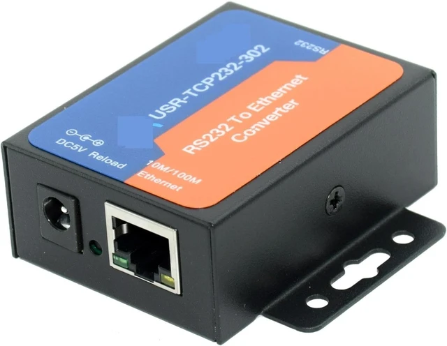 Alt view image 5 of 7 - Serial Port RS232 to Ethernet Converter USR-TCP232-302