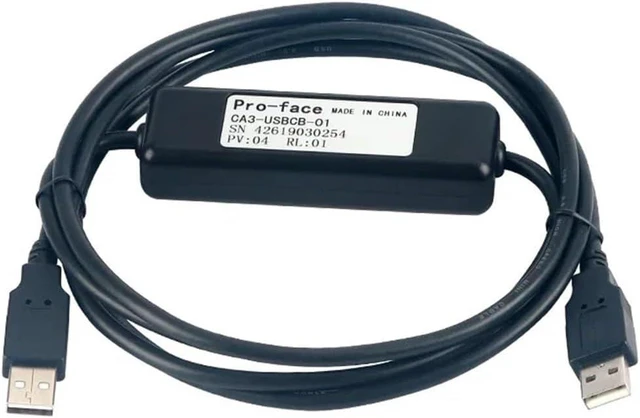 Main image of PLC Programming Cable CA3-USBCB-01 Suitable for PRO-FACE GP3000 ST3000 LT3000 AGP3301 Touch Panel PHMI USB Port Communication Programming Cable(Black CA3-USBCB-01)