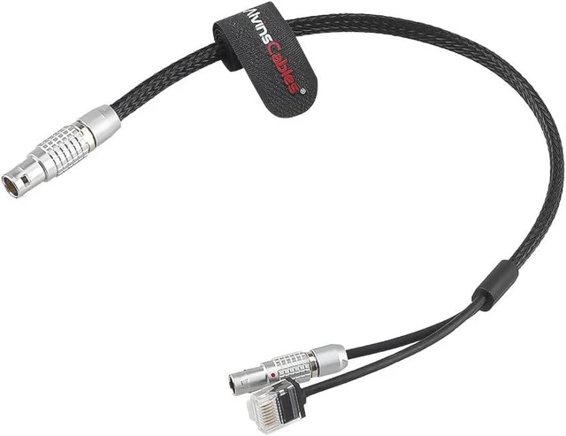 Alt view image 3 of 5 - Alvin's Cables Control Cable for ARRI ETH 10 Pin to RJ45 and 2 Pin Male 24V Power Cable for ARRI Alexa Mini LF