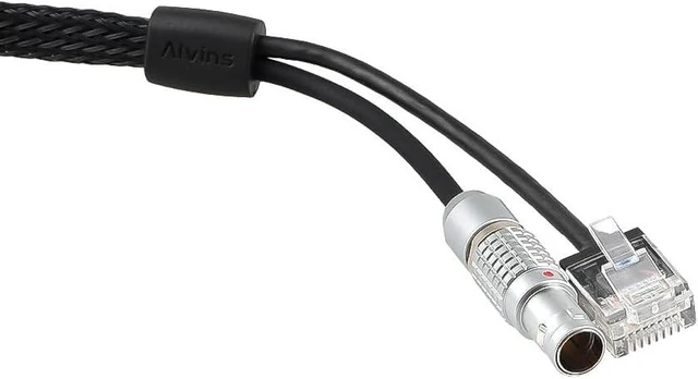 Alt view image 4 of 5 - Alvin's Cables Control Cable for ARRI ETH 10 Pin to RJ45 and 2 Pin Male 24V Power Cable for ARRI Alexa Mini LF