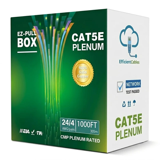 Alt view image 2 of 4 - Cat5e Plenum Bulk Cable, 1000ft