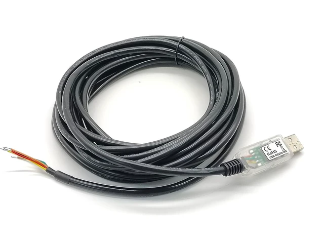 Alt view image 4 of 4 - USB-RS232-We-5000-Bt_5.0 Serial UART Converter Cable, USB RS232 with Chipset Serial Cable,5Meter