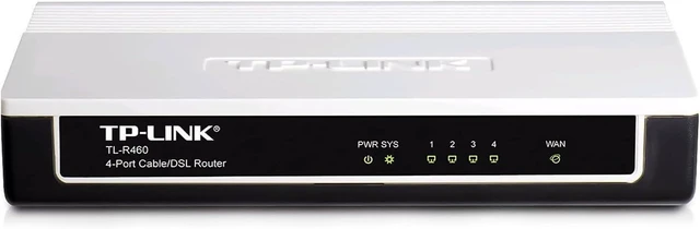 Main image of TP-LINK TL-R460 Advanced 4-Port Cable/DSL Router, 1 WAN port, 4 LAN ports