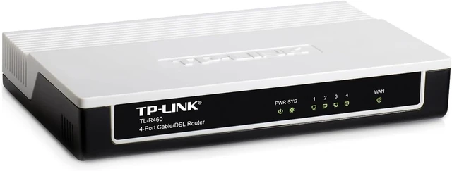 Alt view image 2 of 5 - TP-LINK TL-R460 Advanced 4-Port Cable/DSL Router, 1 WAN port, 4 LAN ports