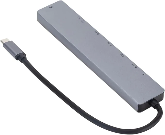 Main image of Artibetter Type C Hub Adapter USB C to 2 USB 3.0 Ports with Ethernet 1000mbps Lightweight Aluminum Alloy