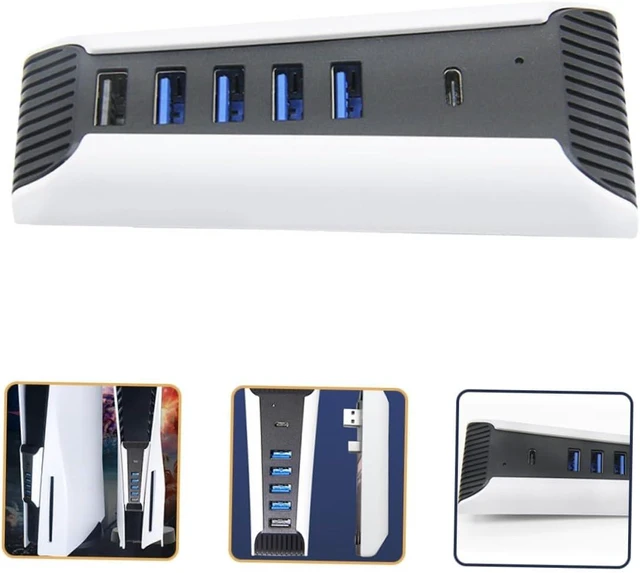 Alt view image 3 of 7 - Artibetter 4pcs USB Hub Compatible for Data Holder Adapter USB Expander Splitter for Game Console