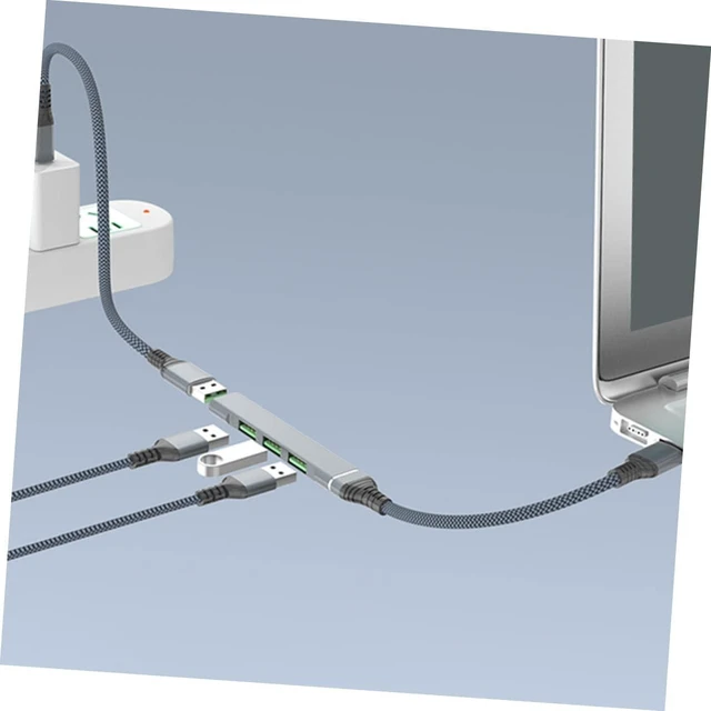 Alt view image 3 of 7 - jojofuny 5pcs USB Hub USB Adapter Splitter for Laptop Extra Ports Data Expander