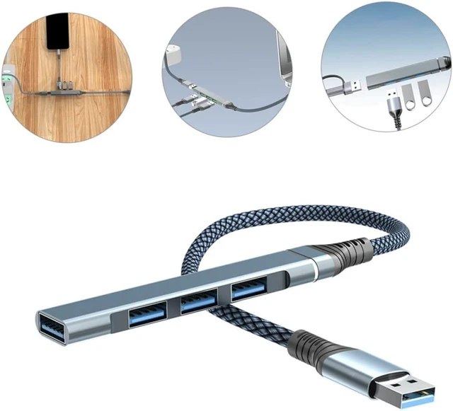 Alt view image 7 of 7 - jojofuny 5pcs USB Hub USB Adapter Splitter for Laptop Extra Ports Data Expander