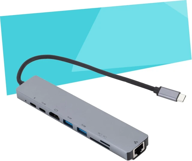 Alt view image 2 of 7 - Type-c Hub Adapter with 2 USB 3.0 Ports, 4k Output