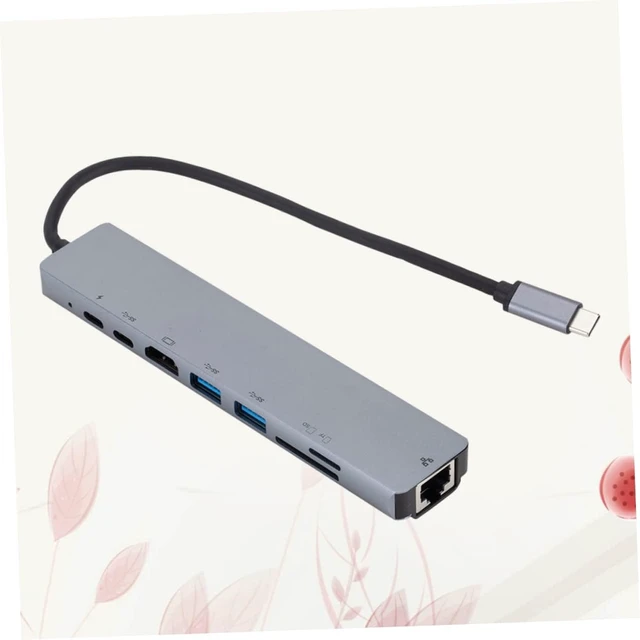 Alt view image 6 of 7 - Type-c Hub Adapter with 2 USB 3.0 Ports, 4k Output