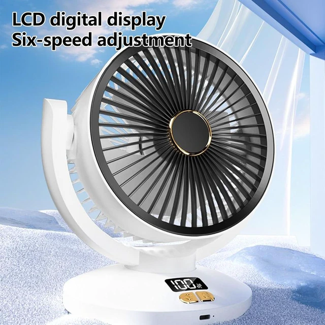 Alt view image 4 of 7 - Circulating Fan Digital Display Circulating Fan Rechargeable