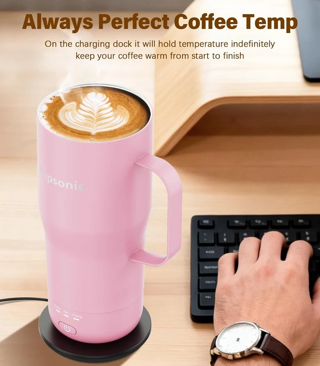 Alt view image 3 of 7 - Supsonic Heated Coffee Mug, 20oz Electric Temperature Control Cup (S3)