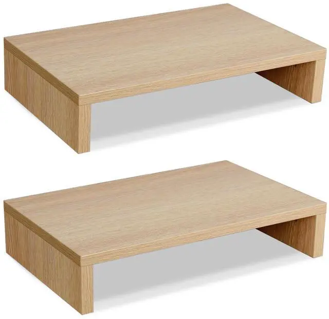 Main image of Wood Monitor Stand Riser-2 Packs, Maple