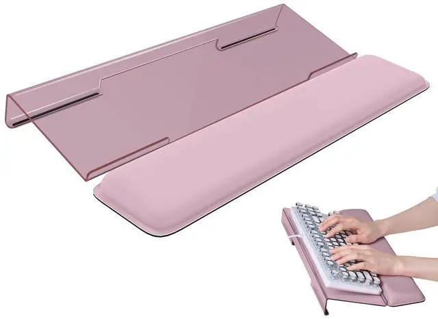 Main image of Computer Keyboard Wrist Rest, Keyboard Riser Stand for Desktop