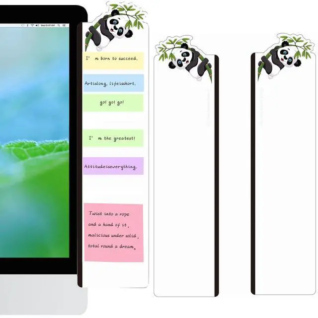 Main image of Office Desk Accessories 2pcs Multifunction Computer Monitor Memo Board - Transparent Computer Side Panel Memo Creative Monitor Side Panel Suitable for Office Home Desktop (Monitor Memo Board 15)