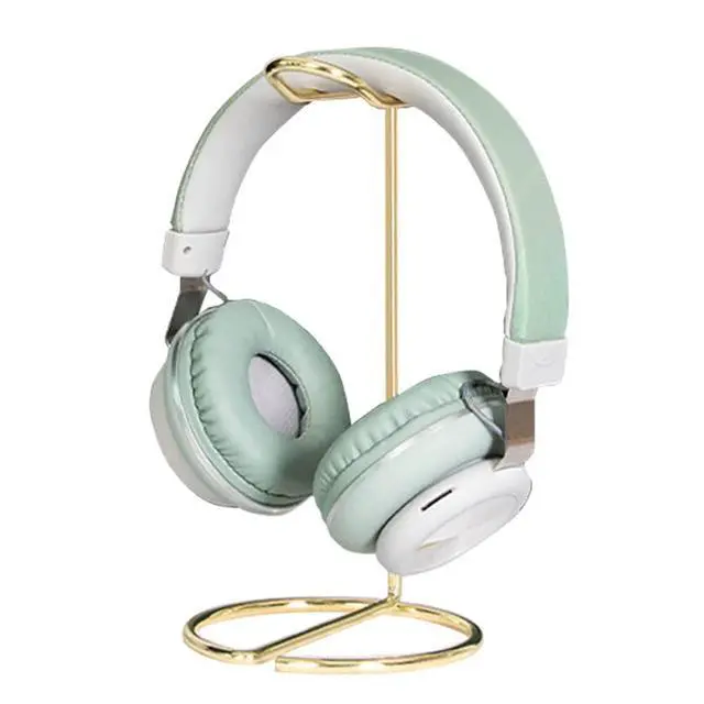 Alt view image 5 of 5 - Metal Headphone Stand Desktop Headset Holder Tabletop Earphone Stand Gaming Headphones Rack Music Headphones Hanger for Orgnizing
