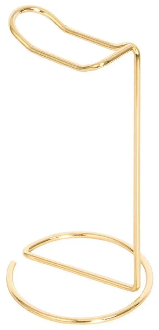 Main image of Headphone Stand Metal Headset Holder Earphone Display Rack Hanger for Table Desk Orgnizer, 1 Pack (Gold)