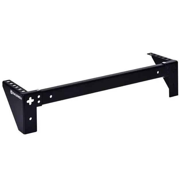 Alt view image 4 of 7 - 2U Vertical Wall Mount Rack - Heavy Duty 125lbs Capacity Vertical Mounting Bracket
