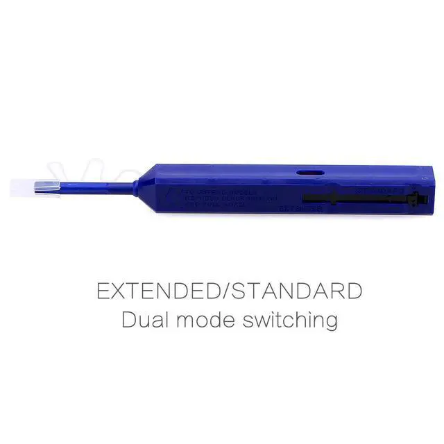 Alt view image 5 of 7 - Fiber Optic Cleaner Equipment Connector End Face Cleaning Pen for 1.25mm LC/MU Connectors Cleaner Tools Blue