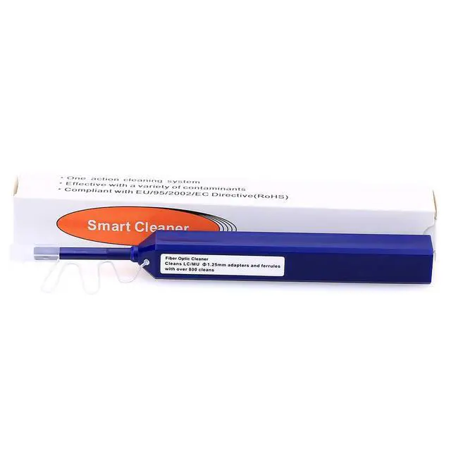 Alt view image 7 of 7 - Fiber Optic Cleaner Equipment Connector End Face Cleaning Pen for 1.25mm LC/MU Connectors Cleaner Tools Blue