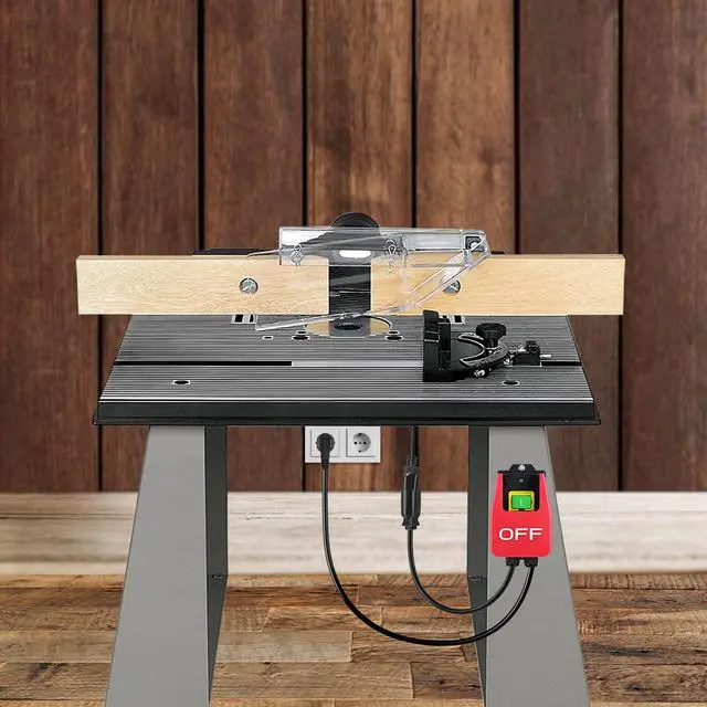 Alt view image 7 of 7 - 110V Single Phase On/Off Switch, Ortis Router Table Switch with Large Stop Sign Paddle Easy Contact for Quick Power Off for Table Saws and Other Electrical Equipment