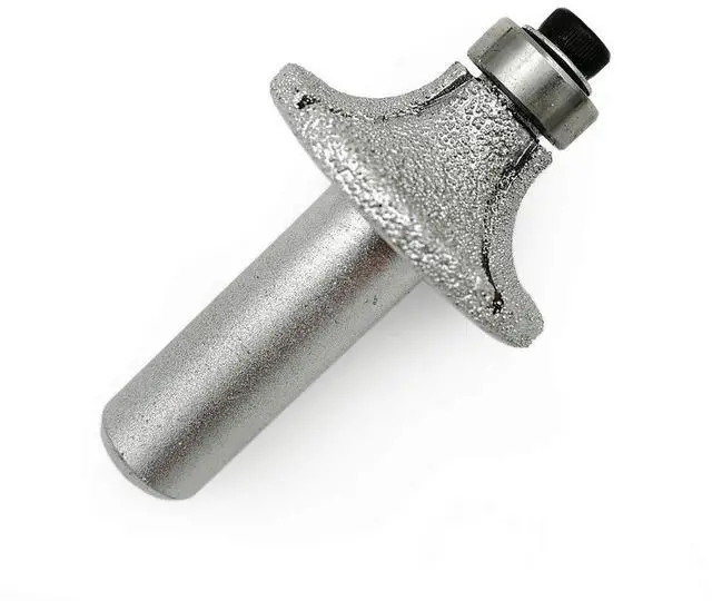 Main image of 1/2 Inch Shank Round-Over Router Bits 10MM Radius Corner Rounding Edge-Forming Marble Granite Quartz Stone Grinding Bits