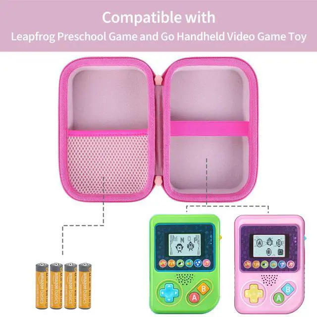 Alt view image 3 of 7 - Case Compatible with Leapfrog Preschool Game and Go Handheld Video Game Toy (Case Only) - Pink