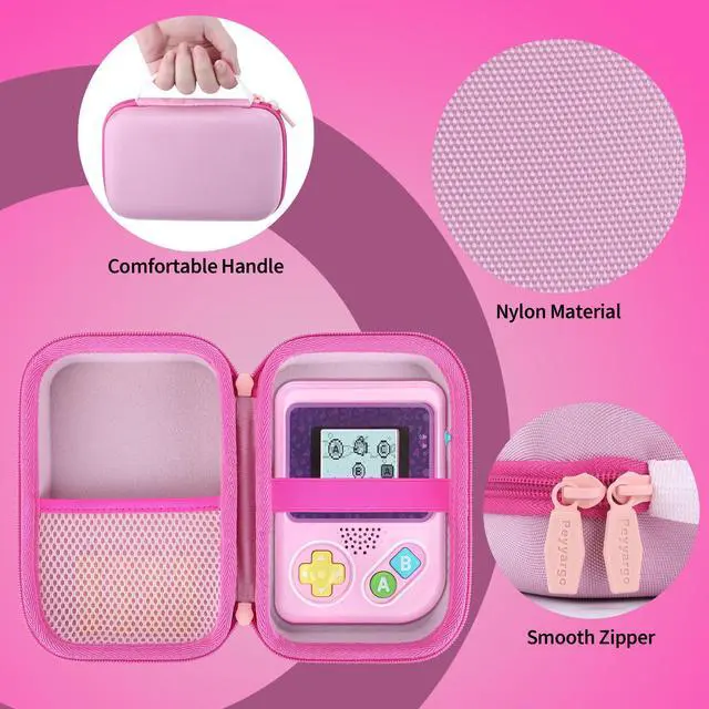 Alt view image 5 of 7 - Case Compatible with Leapfrog Preschool Game and Go Handheld Video Game Toy (Case Only) - Pink