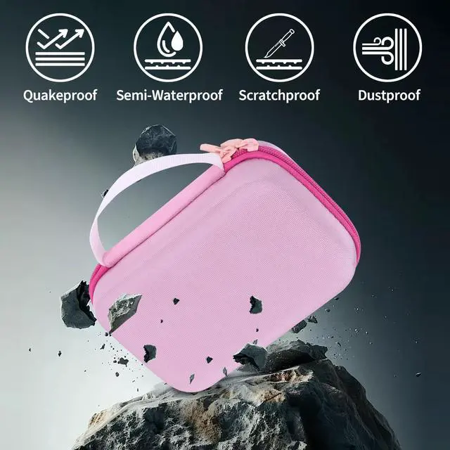 Alt view image 7 of 7 - Case Compatible with Leapfrog Preschool Game and Go Handheld Video Game Toy (Case Only) - Pink