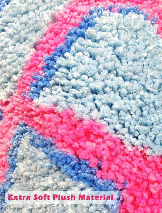 Alt view image 5 of 7 - Cute Pink Kawaii Gaming Gamer Rugs Carpet for Bedroom Aesthetic, Cutecore Gamer Girl Dorm Room Bedroom Decor Aesthetic for Teen Girls