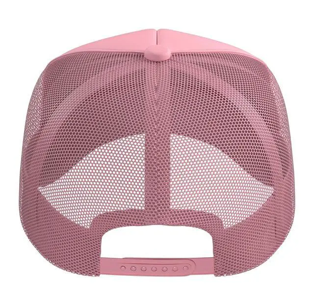 Alt view image 3 of 5 - Video Game Trucker Hat with Adjustable Mesh Back, Pink
