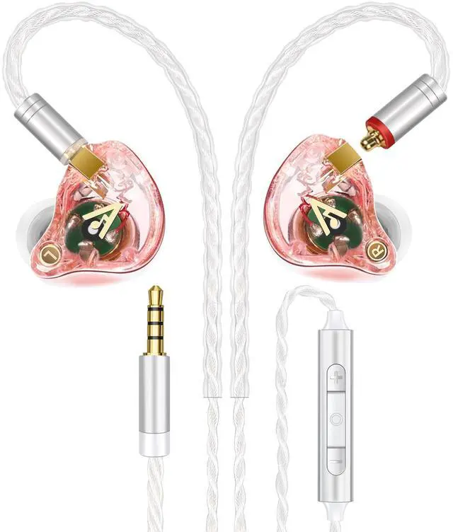 Main image of Vibes 202M HiFi Wired Earbuds in-Ear Monitor Headphones with Mic