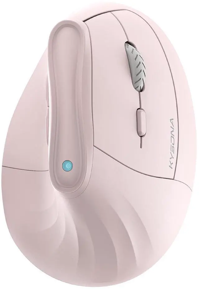 Main image of Ergonomic Mouse Wireless, Bluetooth Vertical Mouse, 5-Level Adjustable DPI, 2.4G Silent Switch Mice for Windows, MacOS, IPadOS, Laptop, PC, Pink