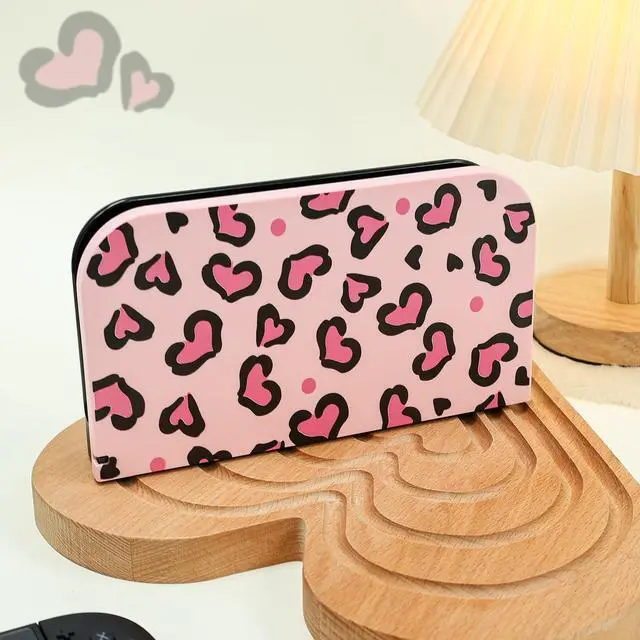 Alt view image 5 of 7 - Love Case Design for Switch 2 Console, Anti-Slip Shock-Absorption Protective Soft Case Game Handle Controller,1 Console Base Shell, 4 Cat Paw Thumb Grips Caps Joystick, Heart Pink