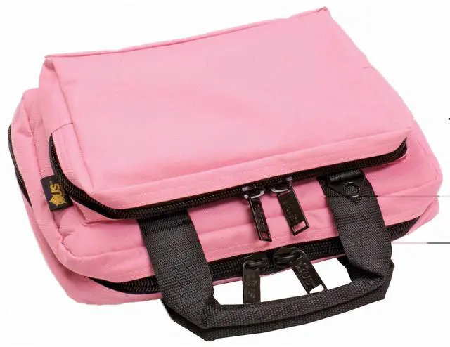 Main image of P21103 - Mini Range Bag (12.75" X 8.75" X 3") - Heavy Duty Fabric - Locking Double Zippers - Lifetime Warranty - Pink