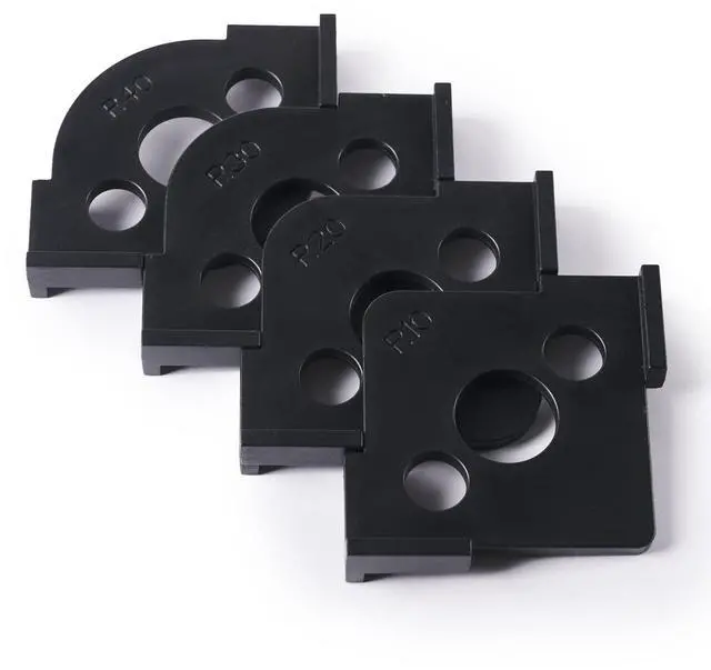 Main image of Pack of 4 Radius Jig Router Templates Corner Radius Routing Templates,Routing Rounded Corners Router Bit Templates for Woodworking Routing (8 Different Radius Set)