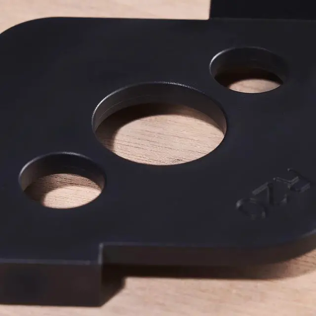 Alt view image 6 of 7 - Pack of 4 Radius Jig Router Templates Corner Radius Routing Templates,Routing Rounded Corners Router Bit Templates for Woodworking Routing (8 Different Radius Set)