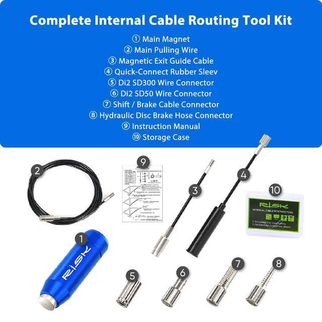 Alt view image 2 of 7 - Bicycle Internal Cable Routing Tool Cycling Bike Internal Cable Routing Tool for Bicycle Frame Shift (Internal Cable Routing Tool ONLY)