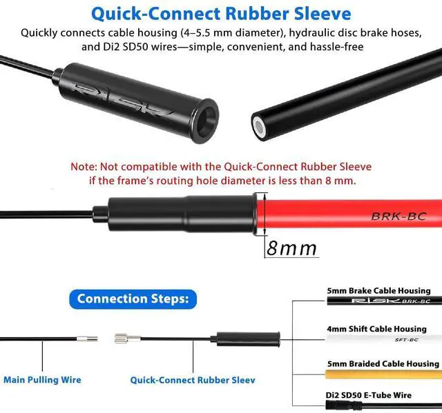 Alt view image 6 of 7 - Bicycle Internal Cable Routing Tool Cycling Bike Internal Cable Routing Tool for Bicycle Frame Shift (Internal Cable Routing Tool ONLY)