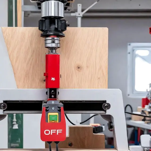 Alt view image 7 of 7 - 110V 16A Table Saw Paddle Switch with Emergency Stop, Heavy Duty Router Table Switch and Safety Power Tool Switch for Drill Presses, Woodworking Equipment, Plug-in Design with 5.5ft Cord