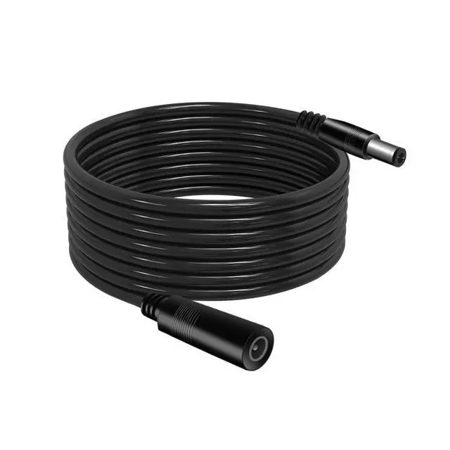 Alt view image 6 of 6 - 2-Pack 10FT DC Power Extension Cable, 20AWG 5.5mm x 2.1mm Male to Female, 12V Power Cord for CCTV Security Cameras, IP Cameras, LED Strips, Routers, Printers, Audio Equipment by SIM&NAT