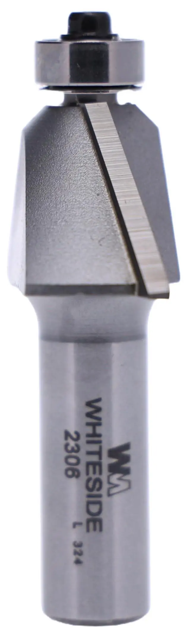 Alt view image 4 of 6 - 2306 45 Degree Chamfer Router Bit: 45 Degree Angle, 1-1/16 Inch Cutting Length, 3/4 Inch Cutting Height, 1/2 Inch Shank,2 Inch Large Diameter