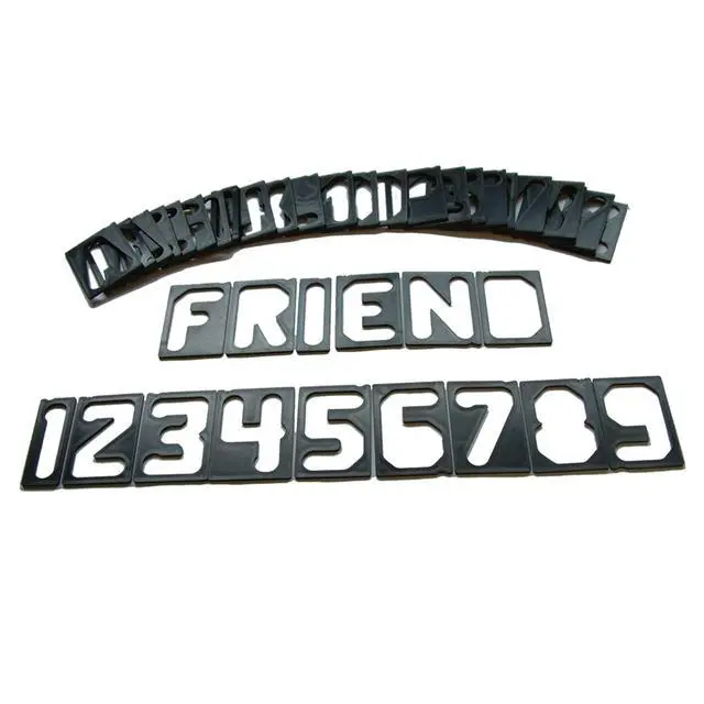 Alt view image 2 of 4 - 2201 Horizontal Character Template Set 2.5in (41 piece) Router Template set for Sign Making
