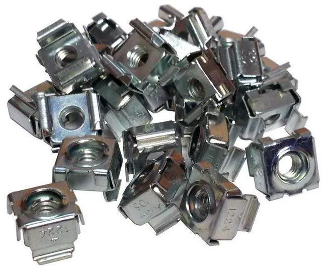 Main image of ® 12-24 Snap-in Zinc Cage Nuts 25 Pack - USA Made