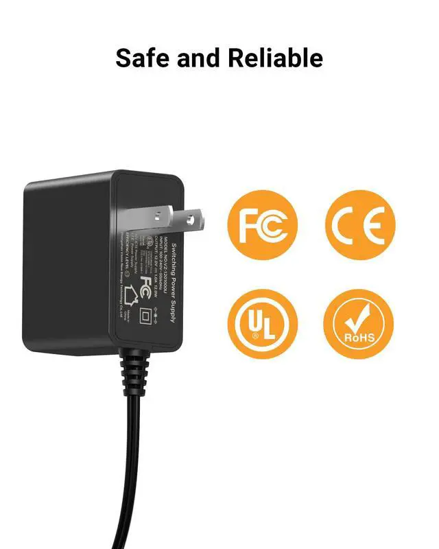 Alt view image 7 of 7 - DC 12V 1A Power Supply Adapter, CCTV Camera AC Adapter