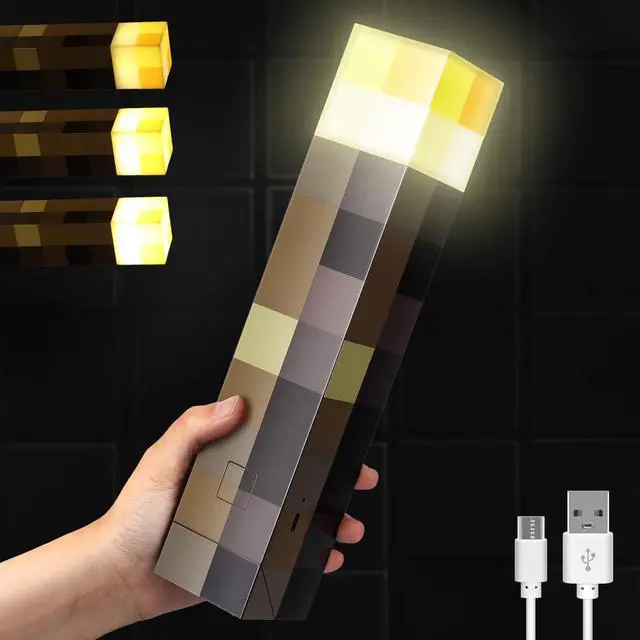 Main image of Light-up Wall Torch, Hand Held Lighting Torch - 3 Level Brightness